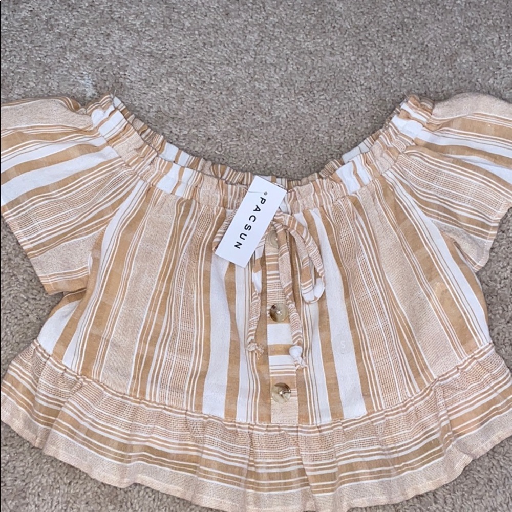 Pacsun off the shoulder top